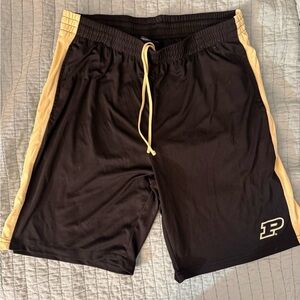 Purdue Colosseum Black and Gold Men's Athletic Shorts XL